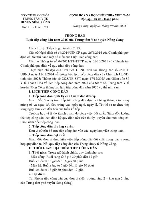 2. 2025- Lịch tiếp công dân của Trung tâm Y tế huyện Nông Cống_page-0001.jpg